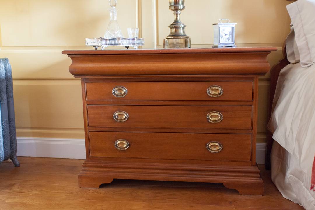 Mahogany Bed Side Cabinets 