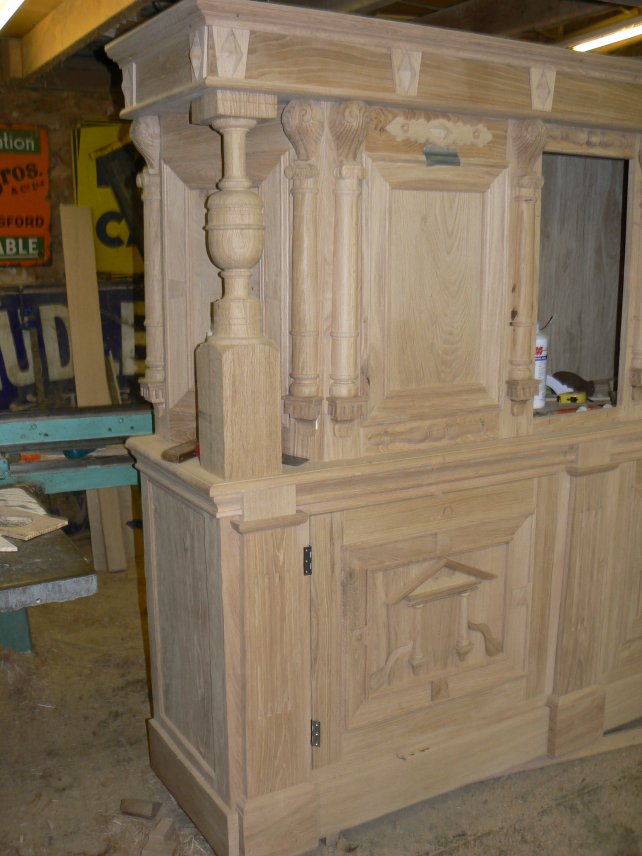 court cupboard unfinished