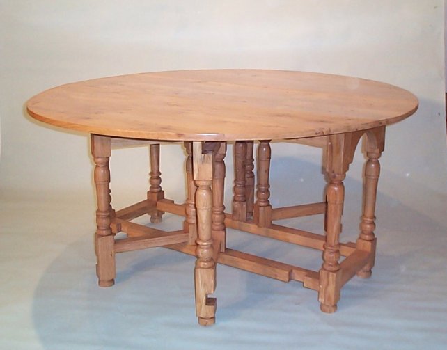 gateleg table with single gates