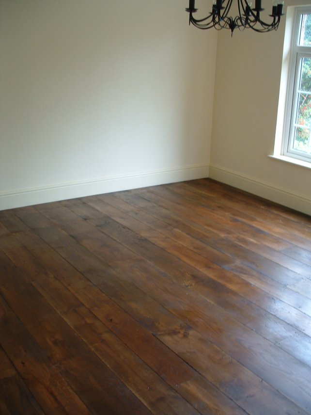 wide oak flooring