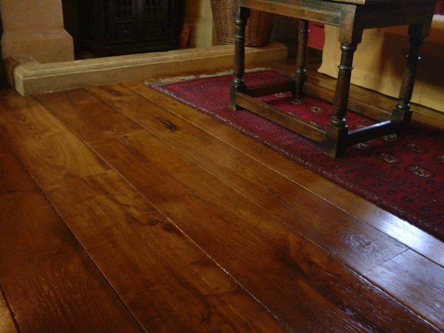 Oak flooring