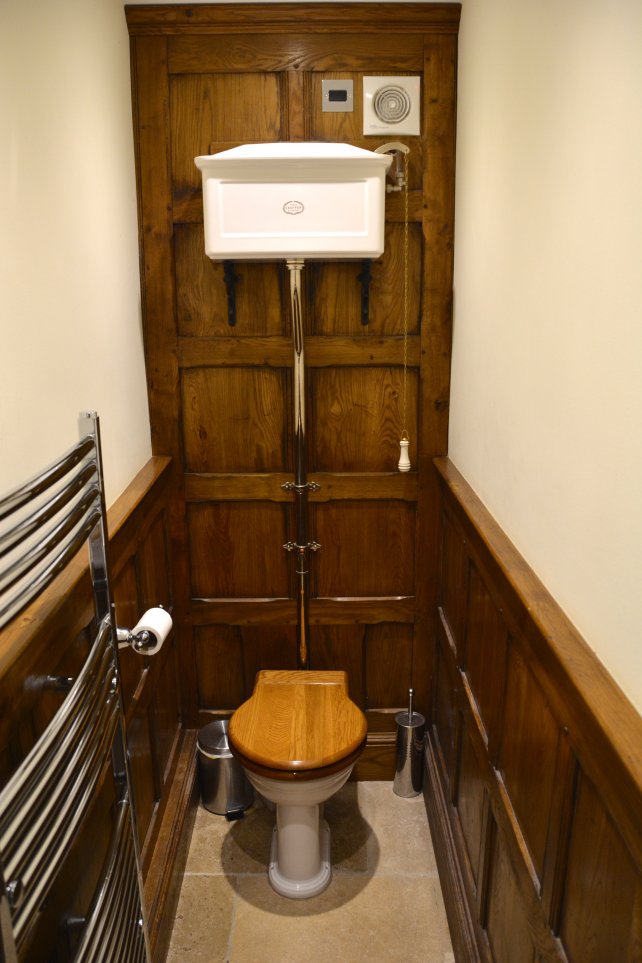 dado panelling with Thomas Crapper toilet