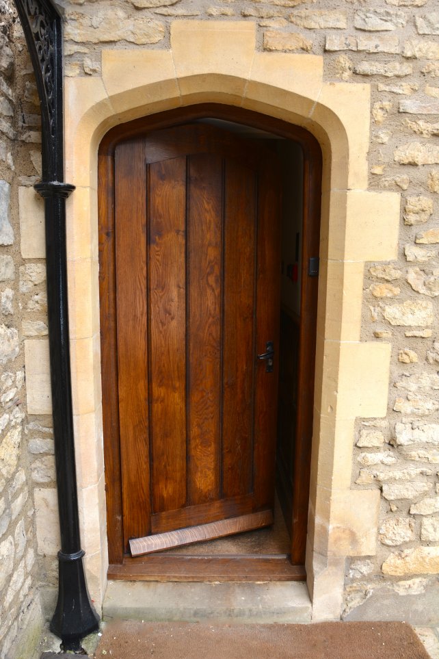 gothic exterior door