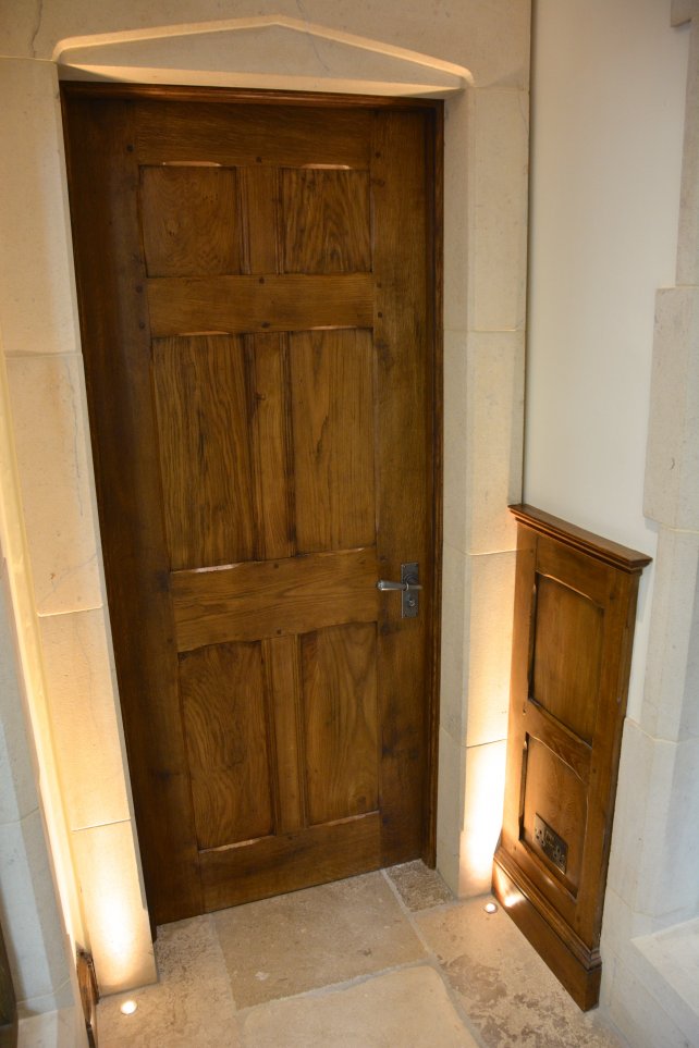 panelled interior door