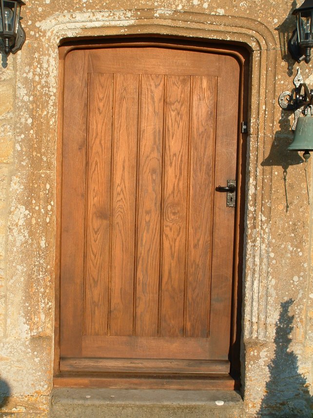 front door in oak