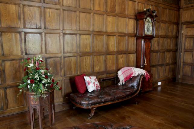 17th century period oak panelling and flooring