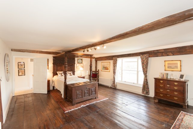 restored wide oak flooring