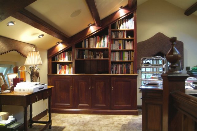 painted bookcases