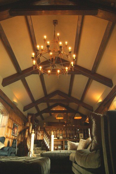 beamed ceiling