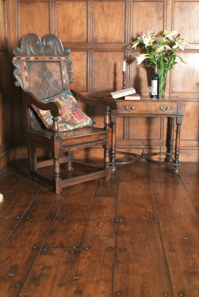 aged and polished flooring