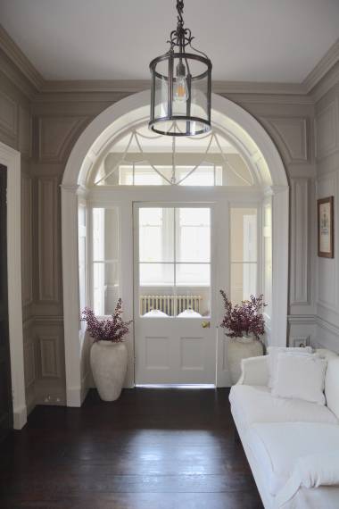 Entrance hall with Painted Georgian Panelling
